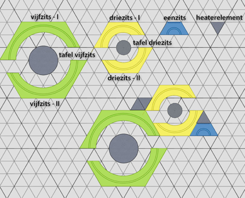 Product on triangular grid