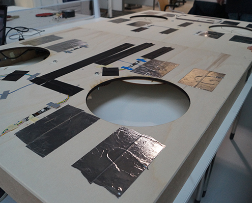 The Hunger Game Top; Foil for Capacitive Sensing