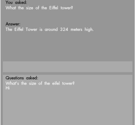 GUI of self-made sophisticated QA sytem