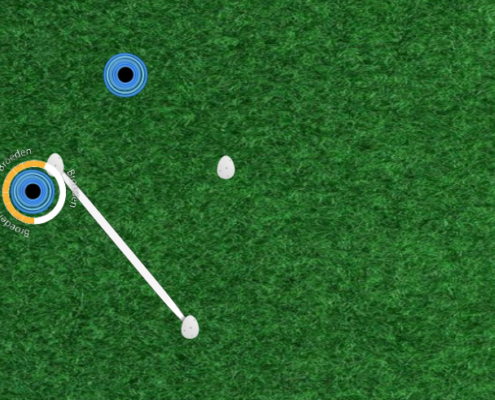 Screenshot of the hedging game: one egg being hedged; it pairs with another egg