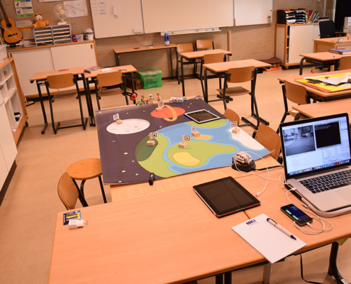 The research setup