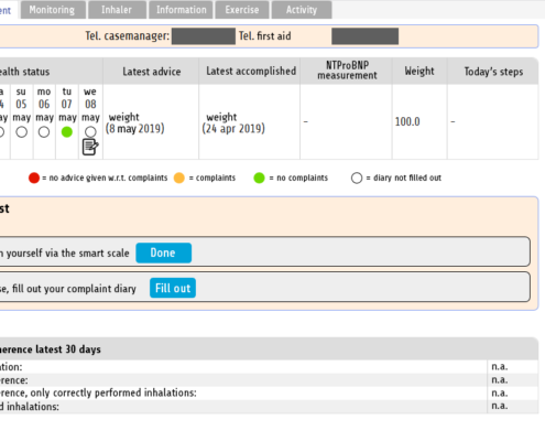 Home page of the MATCH portal, including the small agent in the right bottom